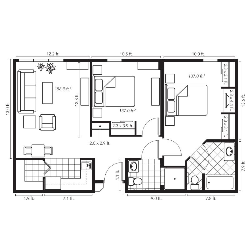 Featured image for “Suites & Floorplan”