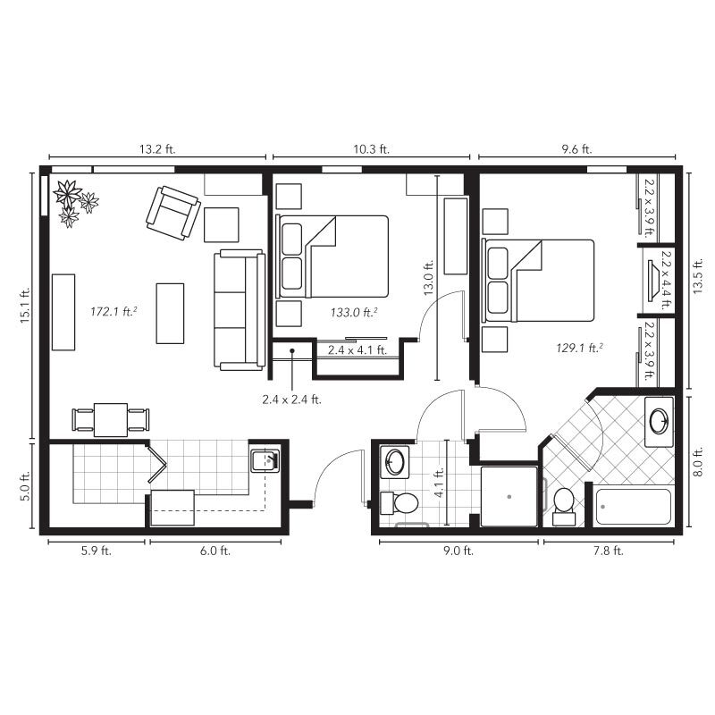 Featured image for “Suites & Floorplan”